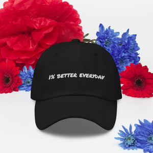 "1% Better Everyday" Dad hat