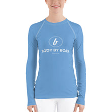 Load image into Gallery viewer, Faixa Azul Women&#39;s Rash Guard