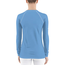 Load image into Gallery viewer, Faixa Azul Women&#39;s Rash Guard