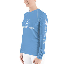 Load image into Gallery viewer, Faixa Azul Women&#39;s Rash Guard