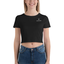 Load image into Gallery viewer, Women’s Crop Tee - BodyByBoss logo design